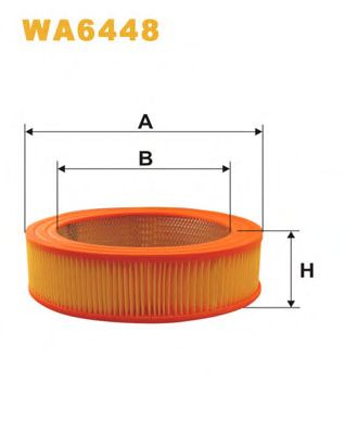 WIX FILTERS wa6448 -  Воздушный фильтр